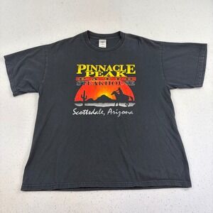 Gildan Pinnacle Peak Patio Steakhouse Scottsdale Arizona Graphic T-Shirt Mens XL